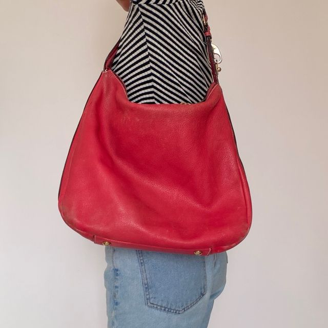 Borsa Fay modello Shop in pelle rossa