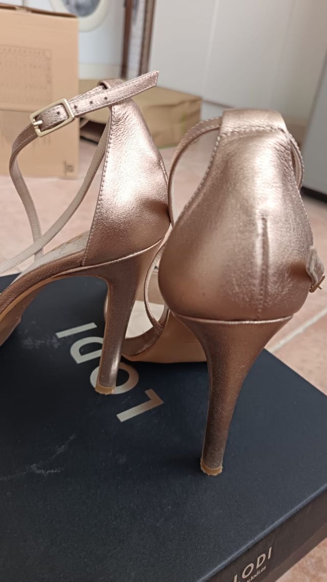 Zapatos de tacón LODI Yuriko-X Galaxi Sabbia