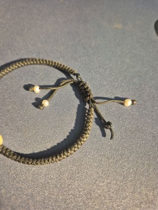 Pulsera Tous Oso Negra y Perla Blanca