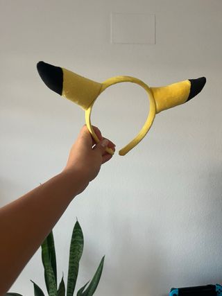 Gorro Ash y Diadema Pikachu Pokémon disfraz pareja