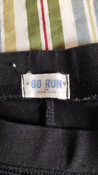 Mallas deportivas negras y grises Talla M