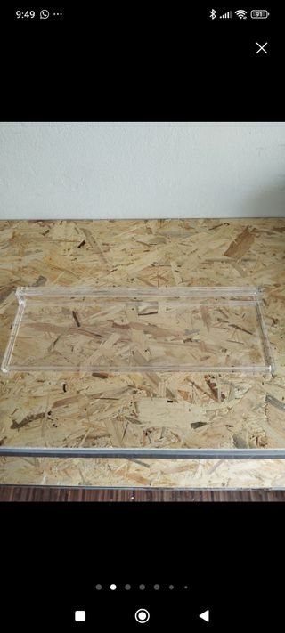 Mensole Kartell trasparenti in plastica