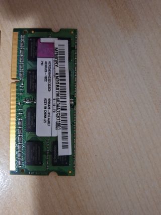 2 Memorias RAM Kingston 2GB DDR3