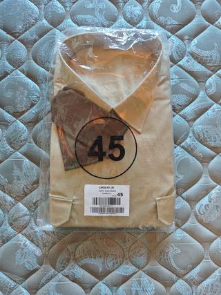 Camisa caqui militar talla 45