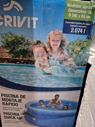 Piscina desmontable CRIVIT 240x63cm