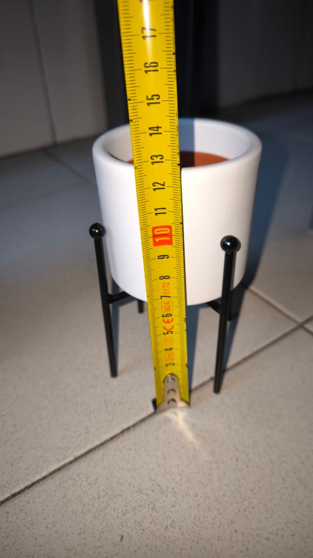 Mini maceteros/portavelas con soporte