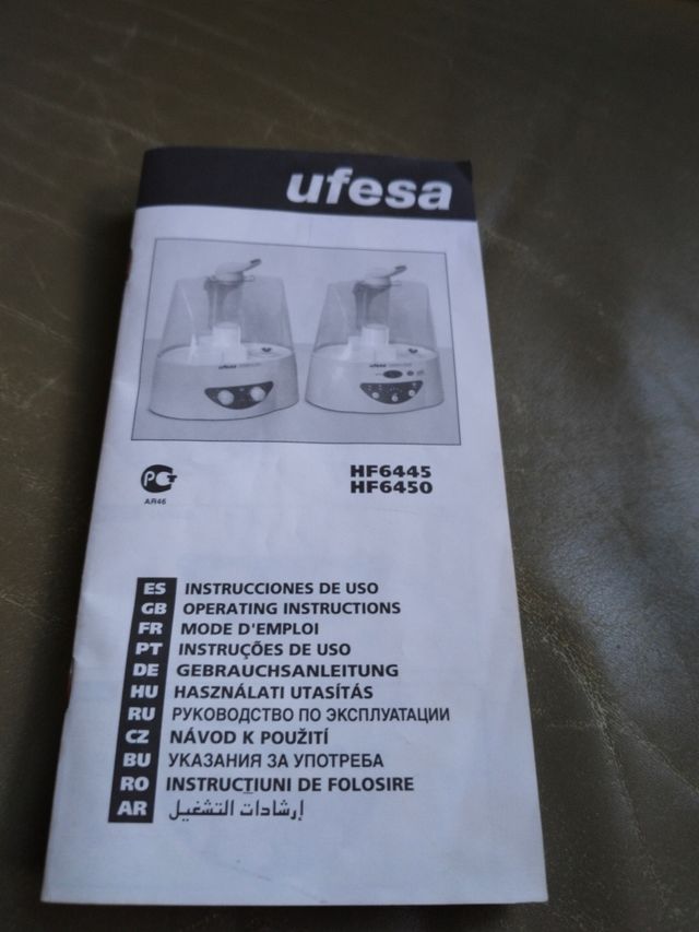 Humidificador Ufesa Humisano H Tech HF6445
