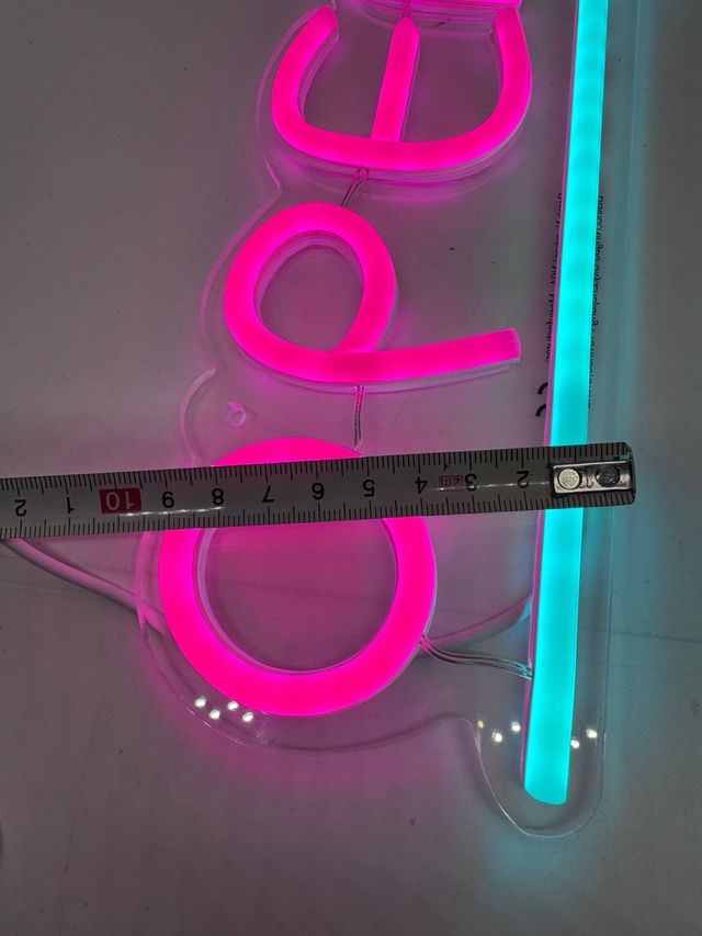 Cartel Neón LED Open - Abierto