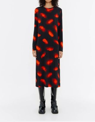 Vestido Bimba y Lola Negro y Rojo