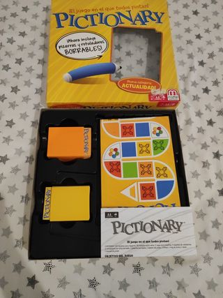 Pictionary Juego de Mesa Borrable