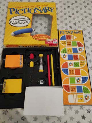Pictionary Juego de Mesa Borrable