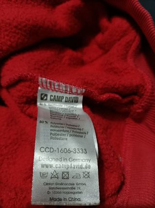 Sudadera Camp David M Roja