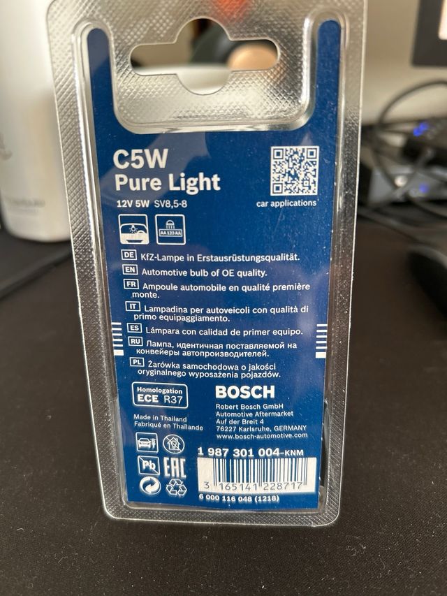 Bombillas Bosch C5W (2 unidades)