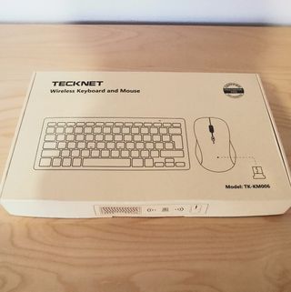 Teclado y Ratón Inalámbricos TeckNet Blancos