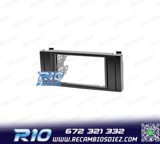 MARCO NEGRO PARA RADIO 2-DIN PARA BMW SERIE 5 E39 Y X5 E53