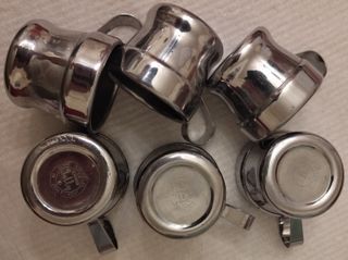 Tazzine Rivadossi Metallo Termiche Set 6