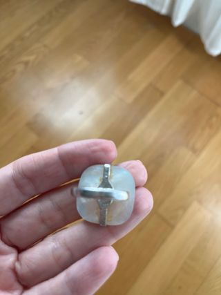 Anillo Dijous Plata Blanco