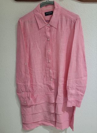 VESTIDO ROSA SÍNTESIS TALLA 46.