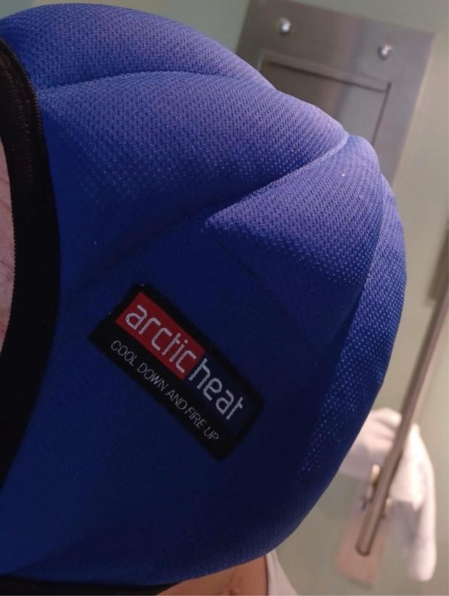 4 Gorros Arctic Heat Azul para Caída Pelotas