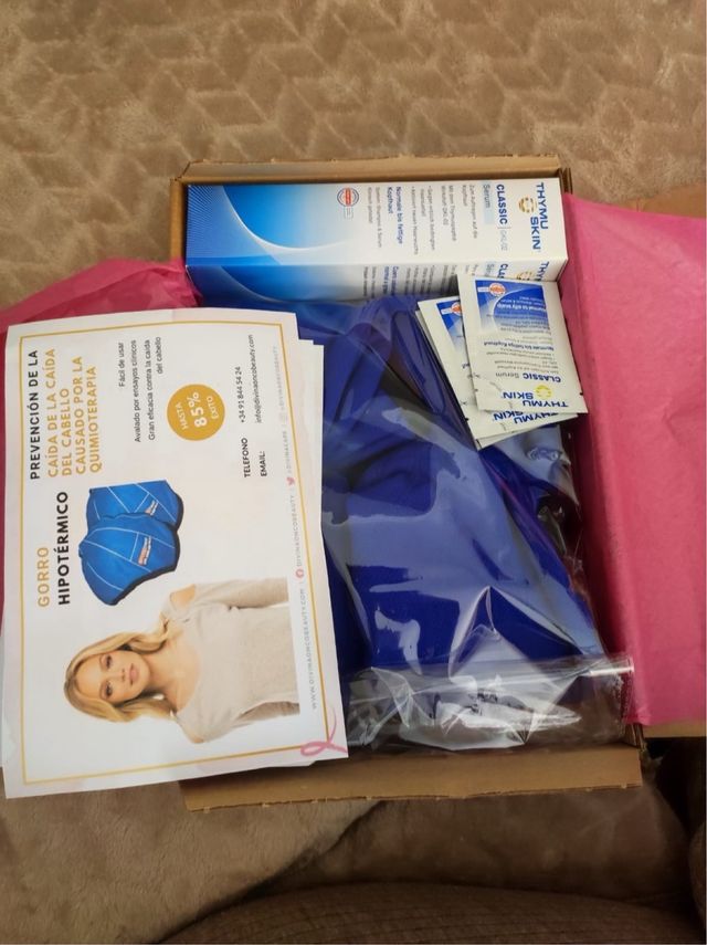 4 Gorros Arctic Heat Azul para Caída Pelotas