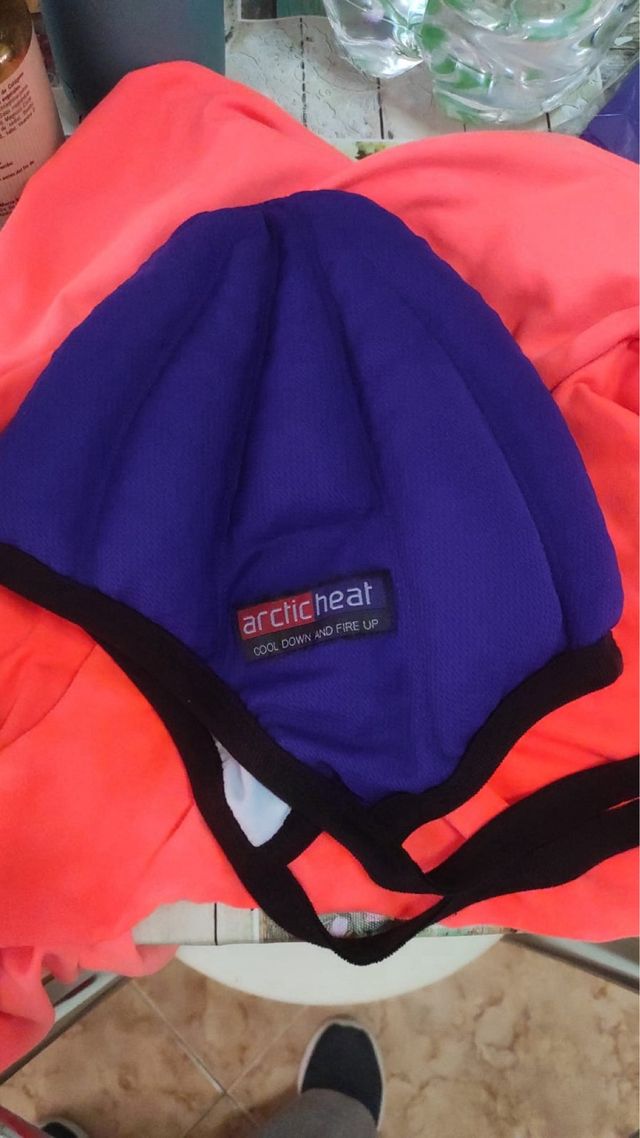 4 Gorros Arctic Heat Azul para Caída Pelotas