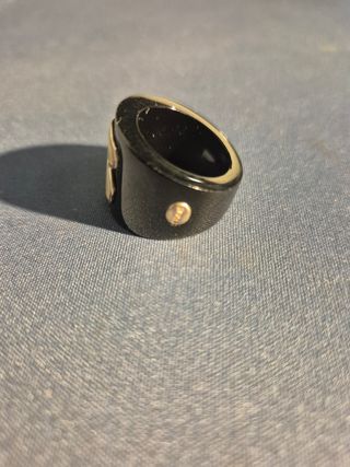 Anillo Tous Negro y Blanco Oso