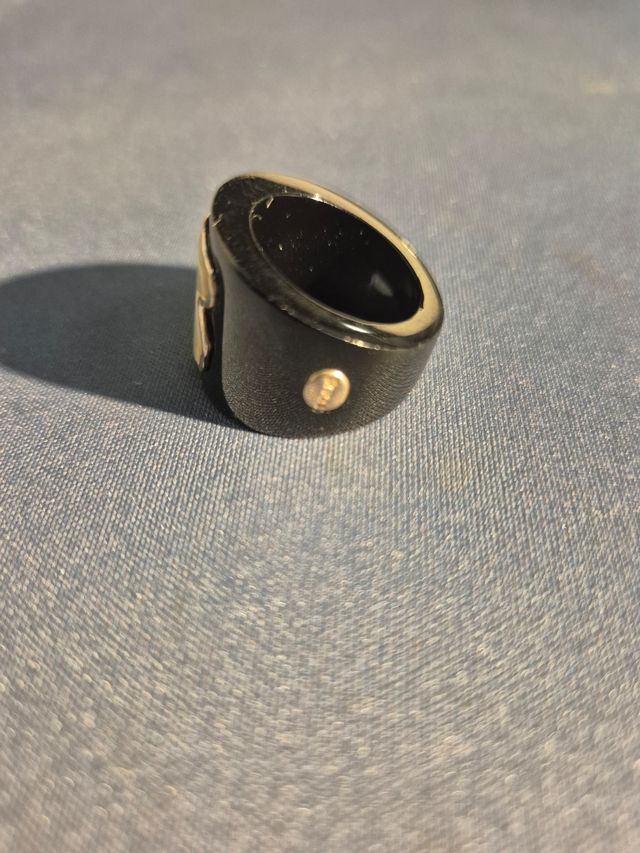 Anillo Tous Negro y Blanco Oso