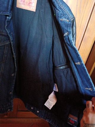 Giubbotto Levi's Jeans Maniche Pelle