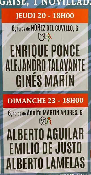 CARTEL DE MONT-DE-MARSAN 2017