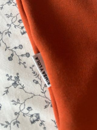 Blusa Bimba y Lola S Naranja Botones Asimétricos