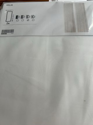 Pack 2 Cortinas Ikea Hilja Beige 145x300cm