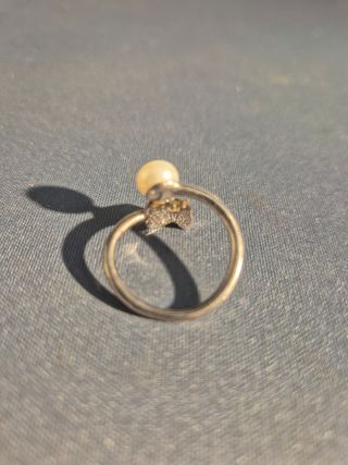 Anillo Tous Plata Perla talla 11