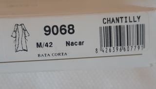 Bata Novia Ivette Encaje Blanco Nacar Talla M