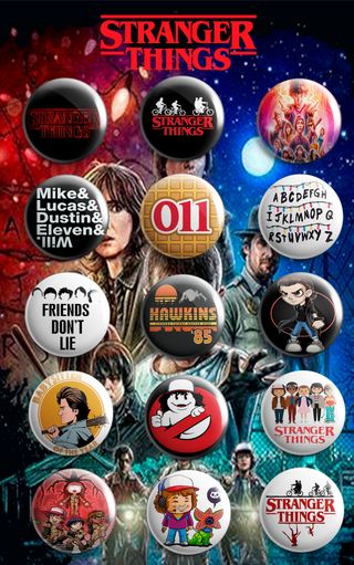 CHAPAS SERIE STRANGER THINGS