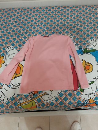 Maglietta bimba OVS rosa con stampa