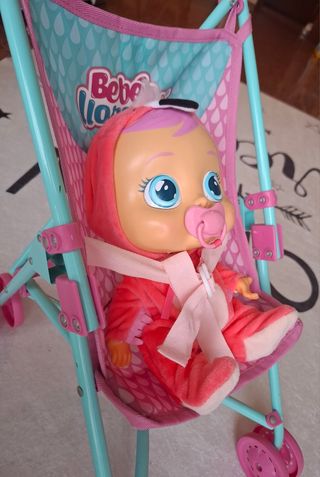 Carrito Bebé Llorón + Muñeco