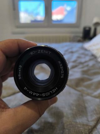 Objetivo Helios 44M + Adaptador EF/Sony E