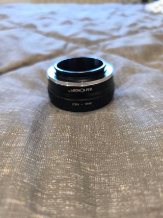 Objetivo Helios 44M + Adaptador EF/Sony E