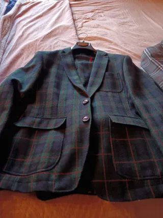 Abito Xagon Man quadri verde e rosso