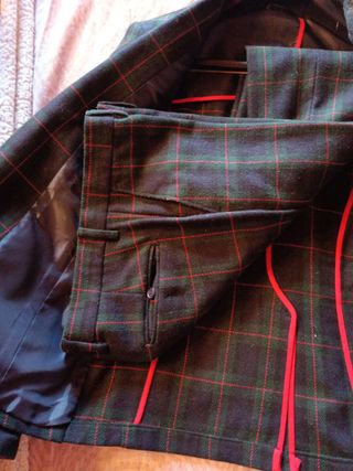 Abito Xagon Man quadri verde e rosso