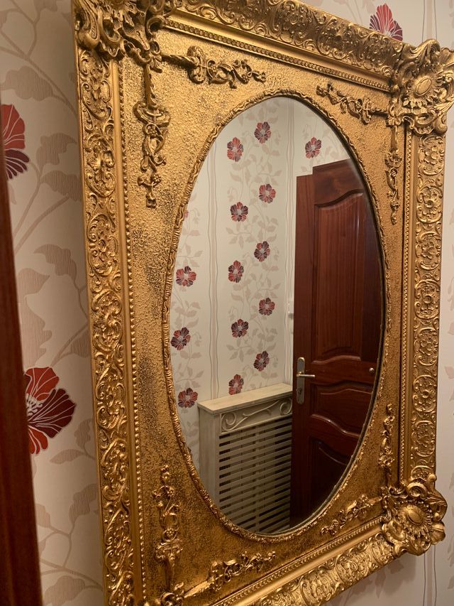 ANTIGUO ESPEJO S.XIX ESTILO ISABELINO