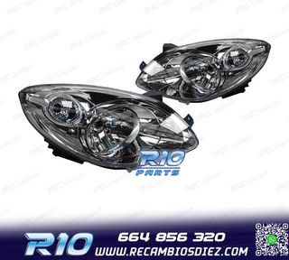 FAROS PARA RENAULT TWINGO 07-12 CROMO