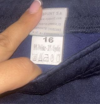 Pantalones chándal chico T.16 (equiv. M)