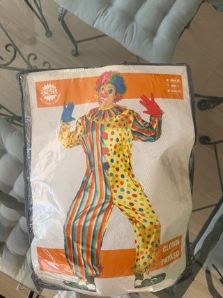 Disfraz Payaso Talla M Fiestas Guirca