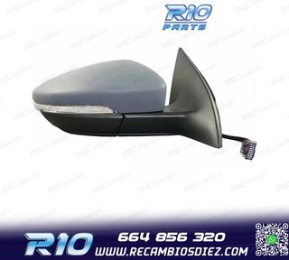 ESPEJO RETROVISOR DCH PARA VOLKSWAGEN SCIROCCO 08-14 6 PIN