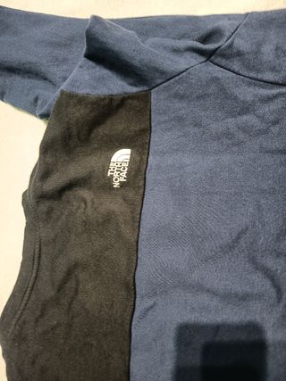Sudadera The North Face azul y negra,no negociable