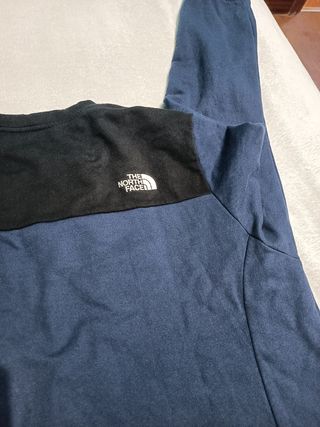 Sudadera The North Face azul y negra,no negociable
