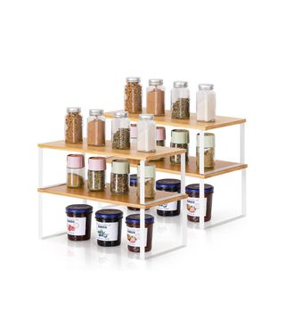 Paquete de 4 organizadores de estantes de cocina 