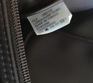 Bolso Longchamp Negro Talla L