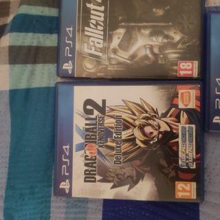 Lote 3 Juegos PS4: Fallout 4, FIFA 18, DBZ